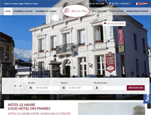 Tablet Screenshot of hoteldesphares.com